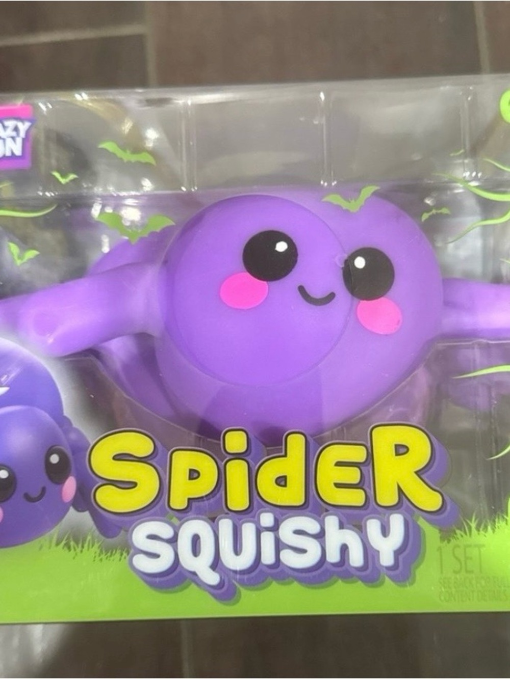 Spider Squishy Plush Toy - Purple RMS viral squishy